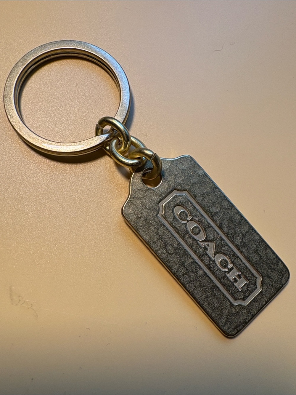 COACH Brass Keychain